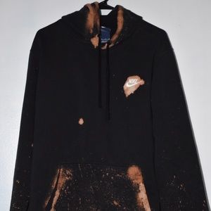 SOLD Nike custom bleached hoodie